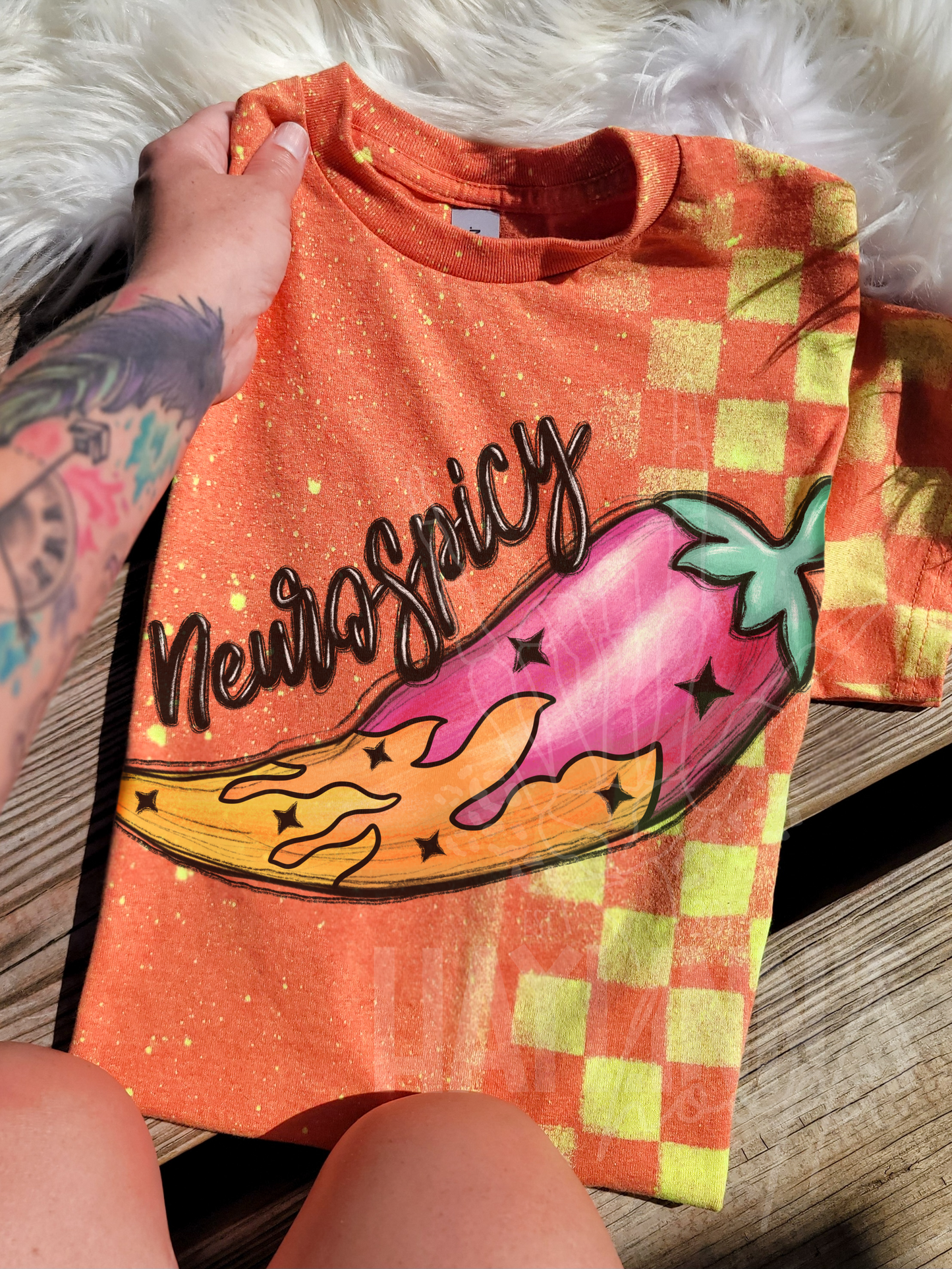 Neurospicy {ACID WASHED} Tee