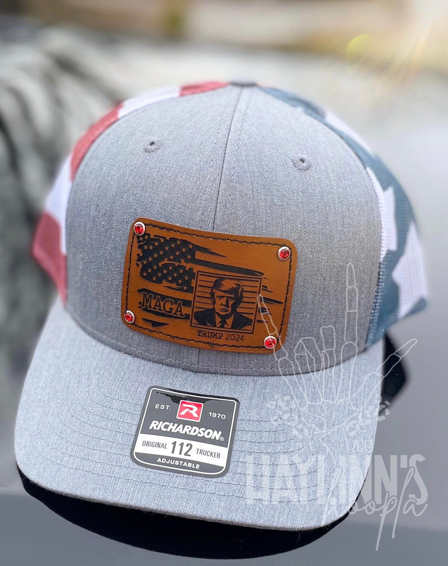 Trump 2024 {AMERICAN FLAG} Richardson 112 Hat