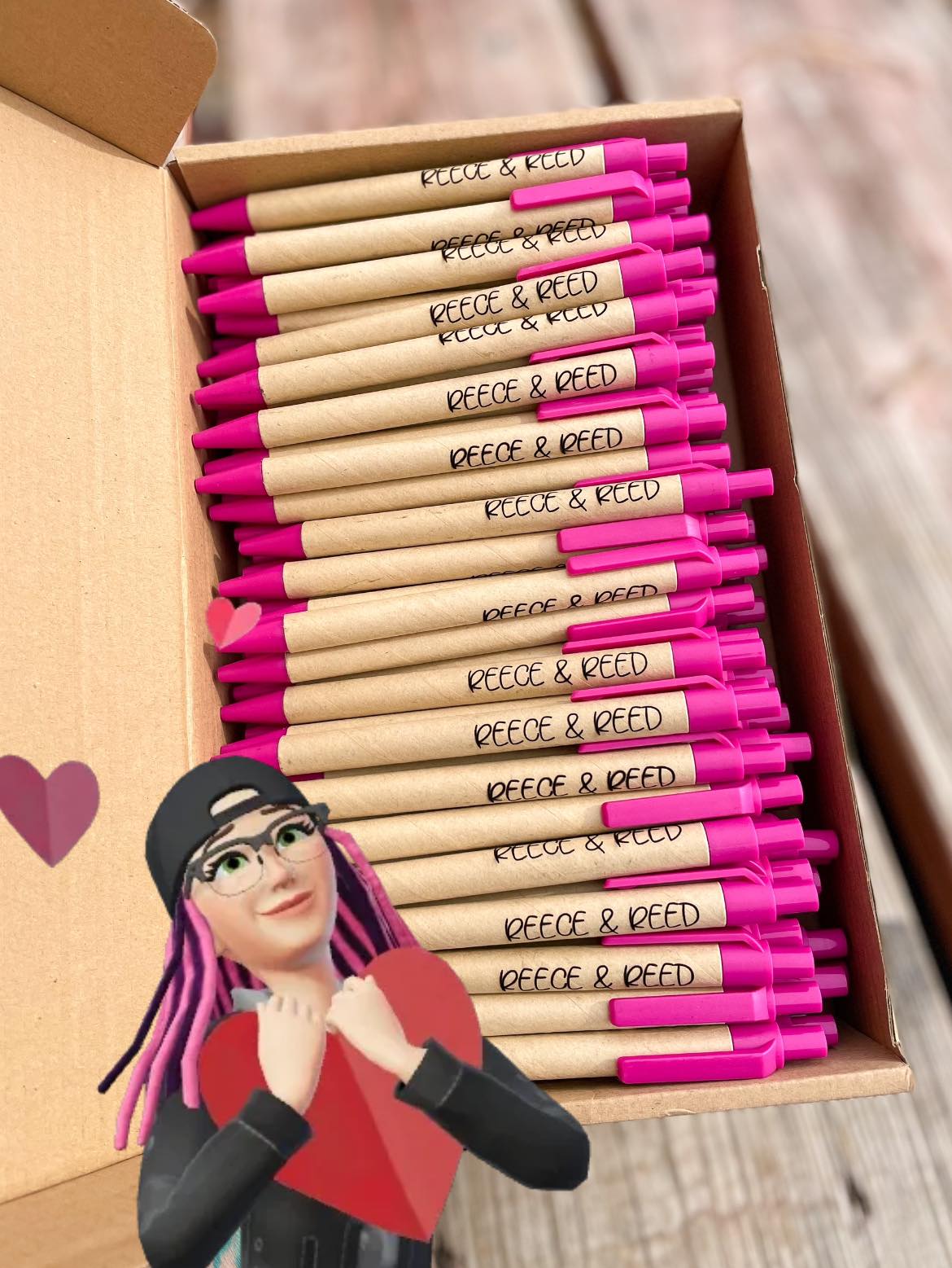 Personalized Eco-Friendly LASER ENGRAVED Pens