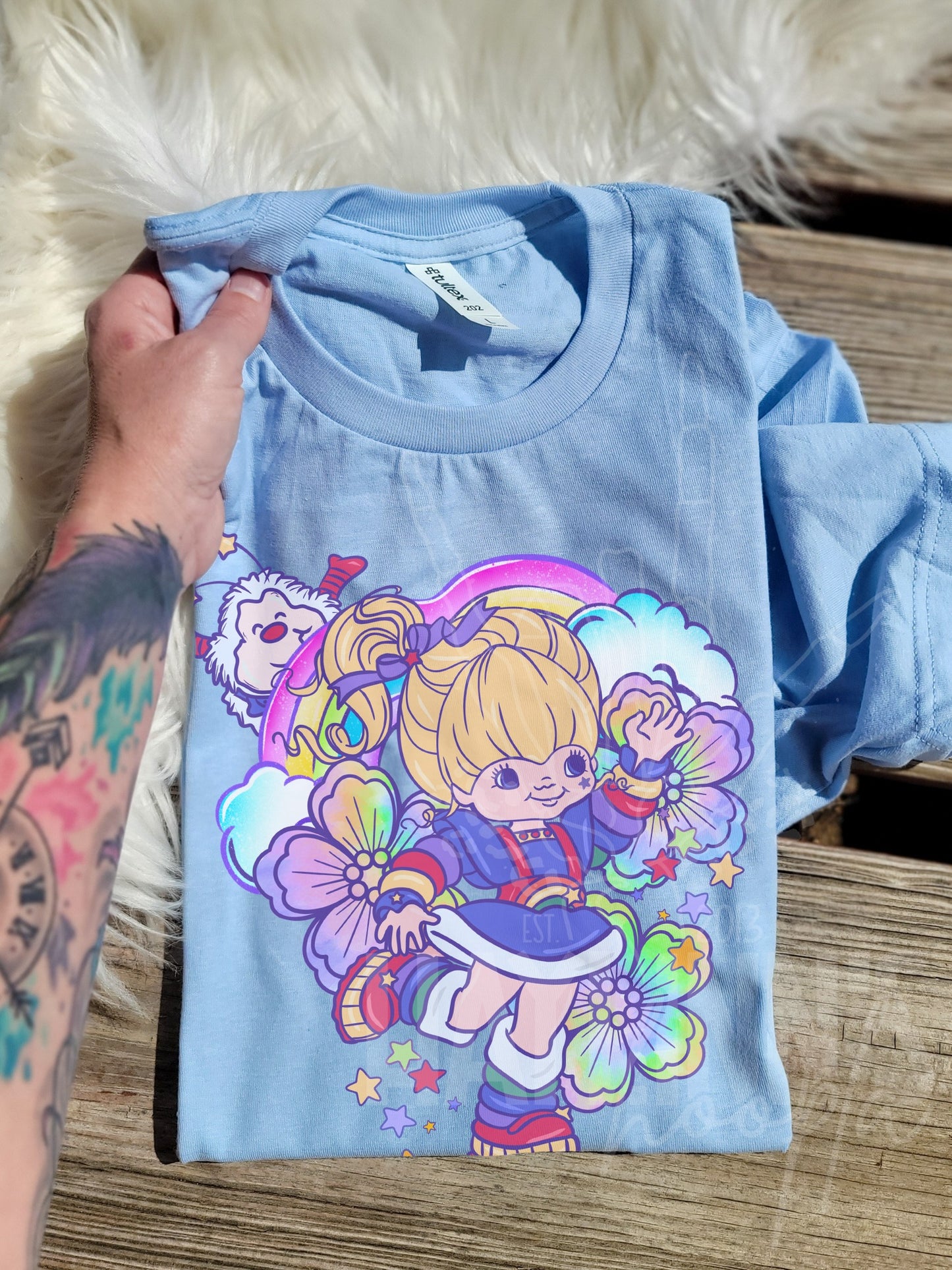 Neon Rainbow Br*te FACEBOOK EXCLUSIVE Tee