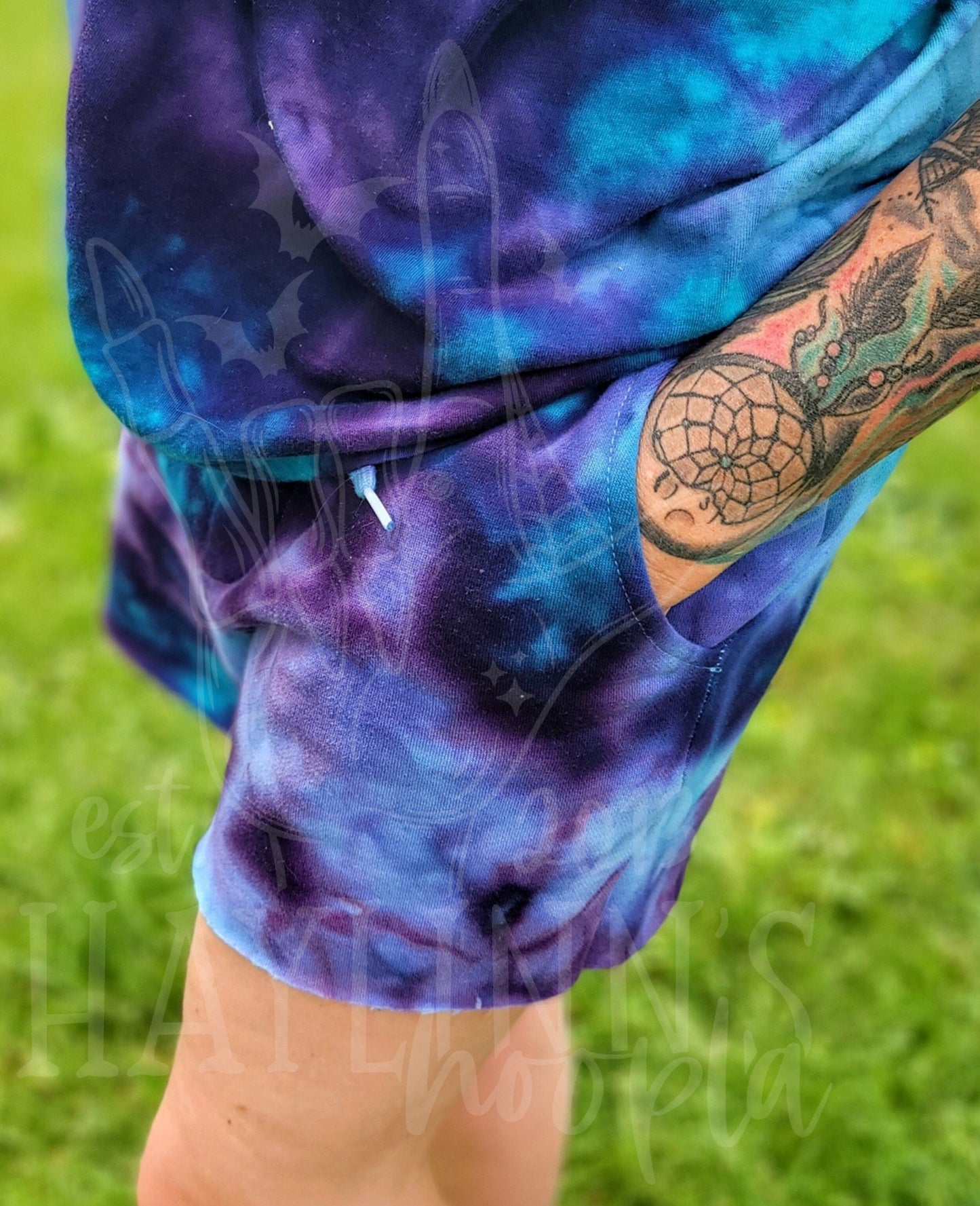 BLANK Ice-Dyed Shorts Set