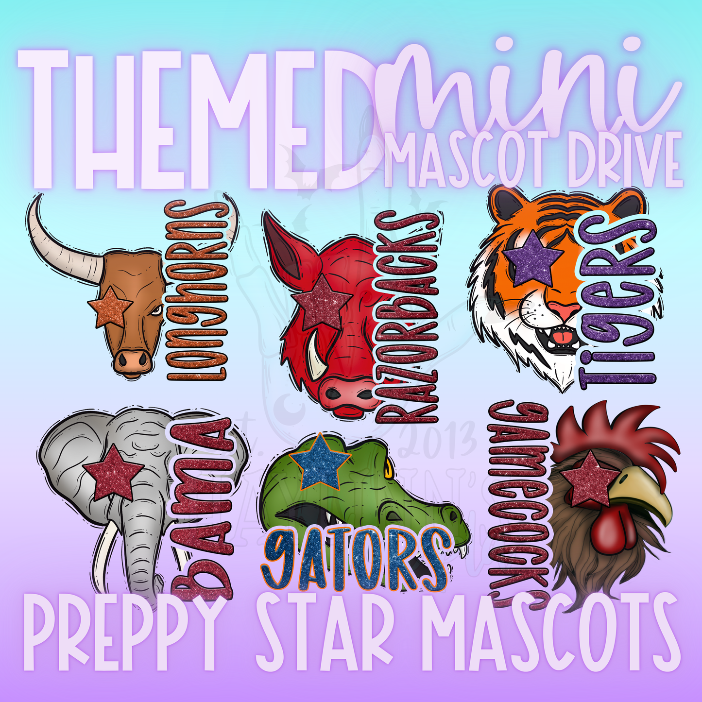 Preppy Star THEMED MINI {MASCOT} Drive