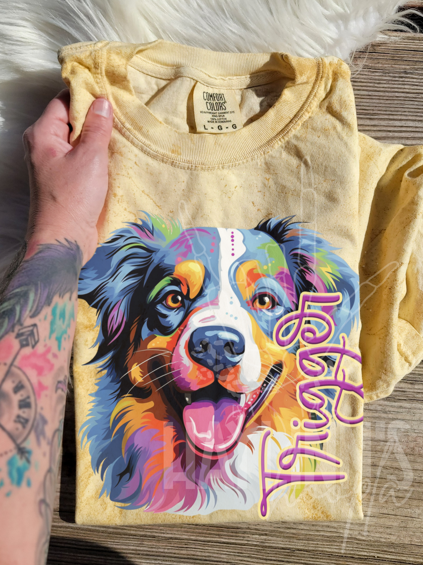 Neon Personalized Dog {80 DIFFERENT BREEDS} Tee