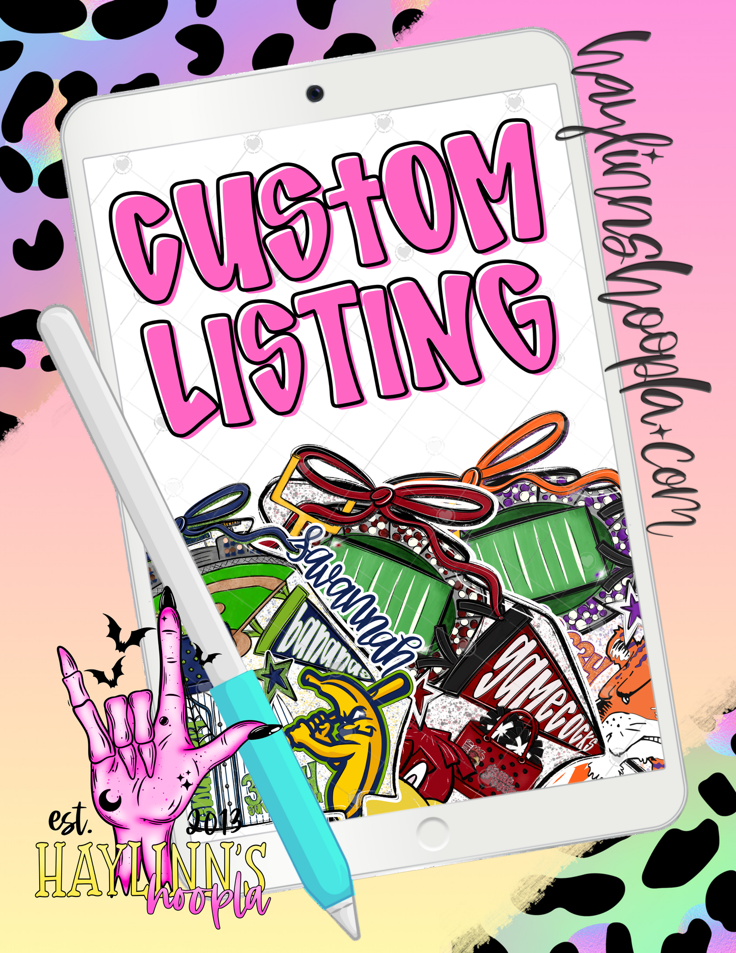 Hometown Mascot Mayhem: CUSTOM DIGITAL DESIGN