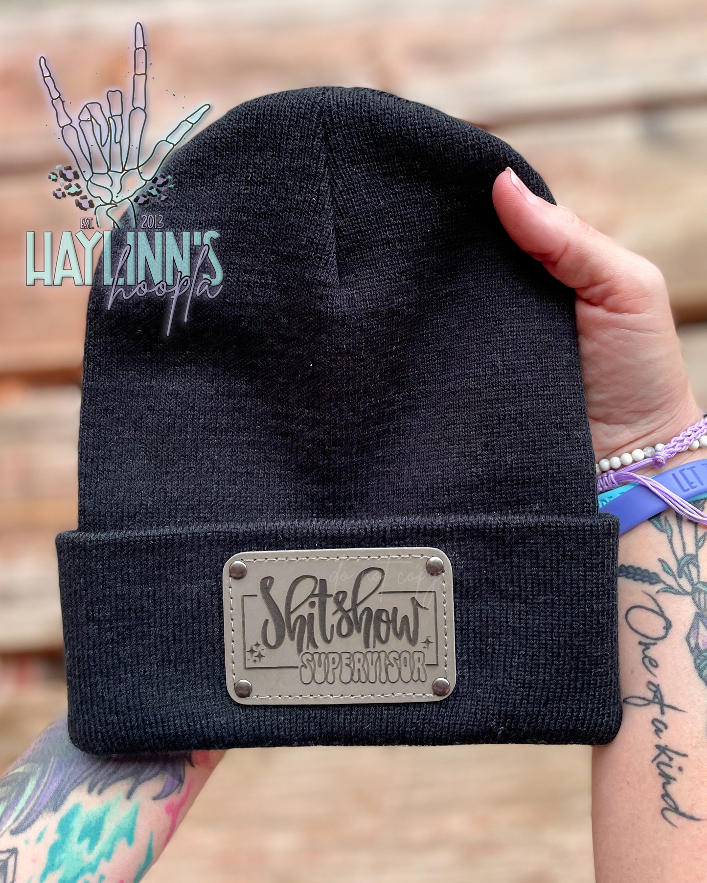 Black SH*TSHOW SUPERVISOR Beanie