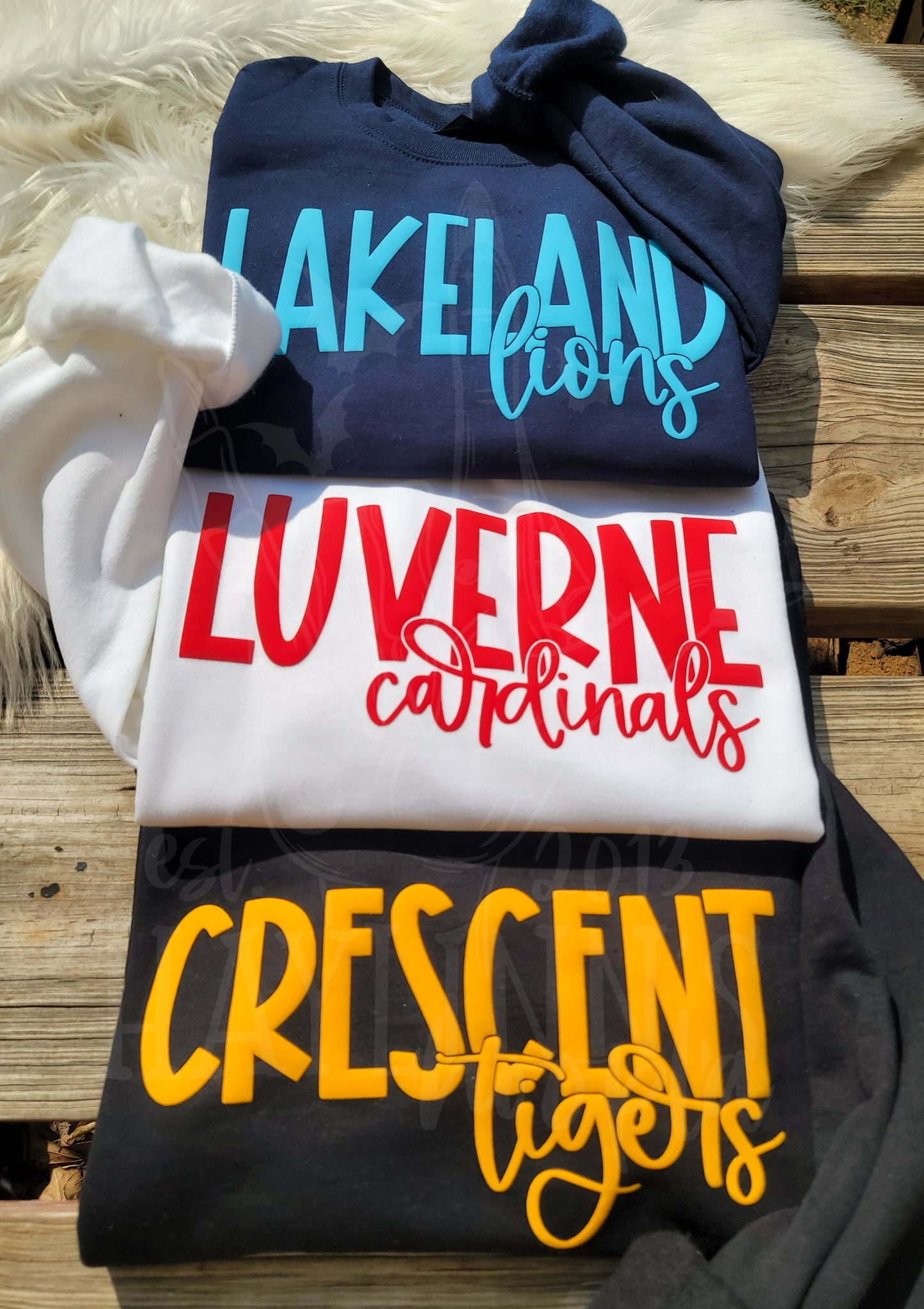 Faux Embossed Color Pop Tee