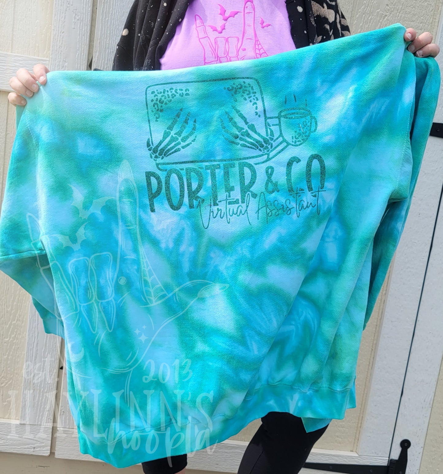 Haylinn's EXCLUSIVE {Ice Dyed} Cardi-Crew