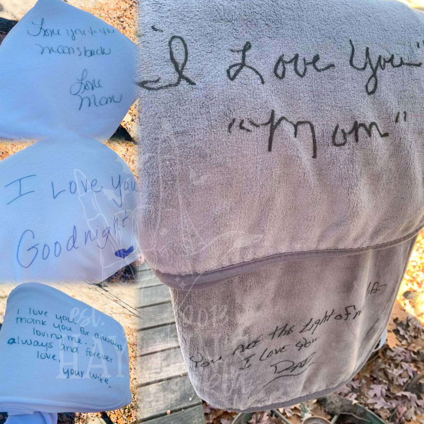 Wrapped in Words: The Handwritten Blanket Collection