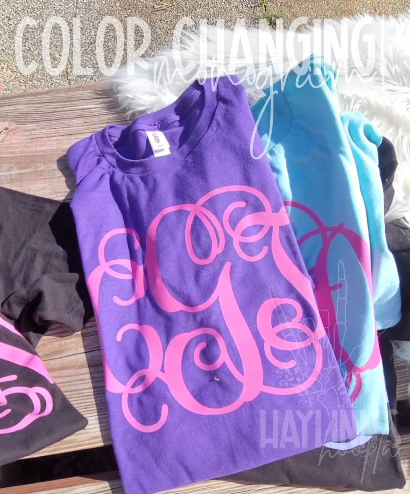 Color Changing Monogrammed Tee