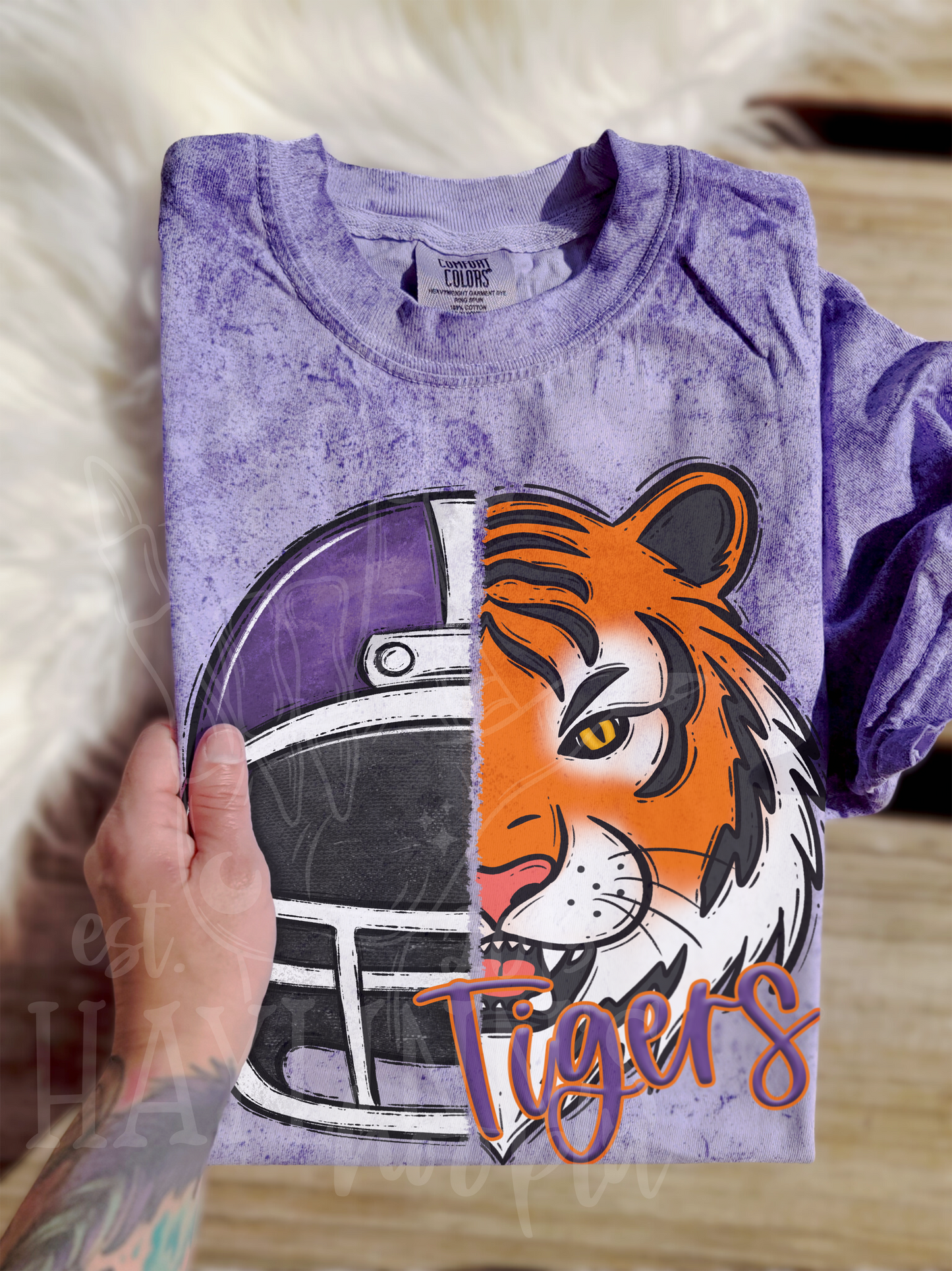 Football Helmet/Mascot Tee
