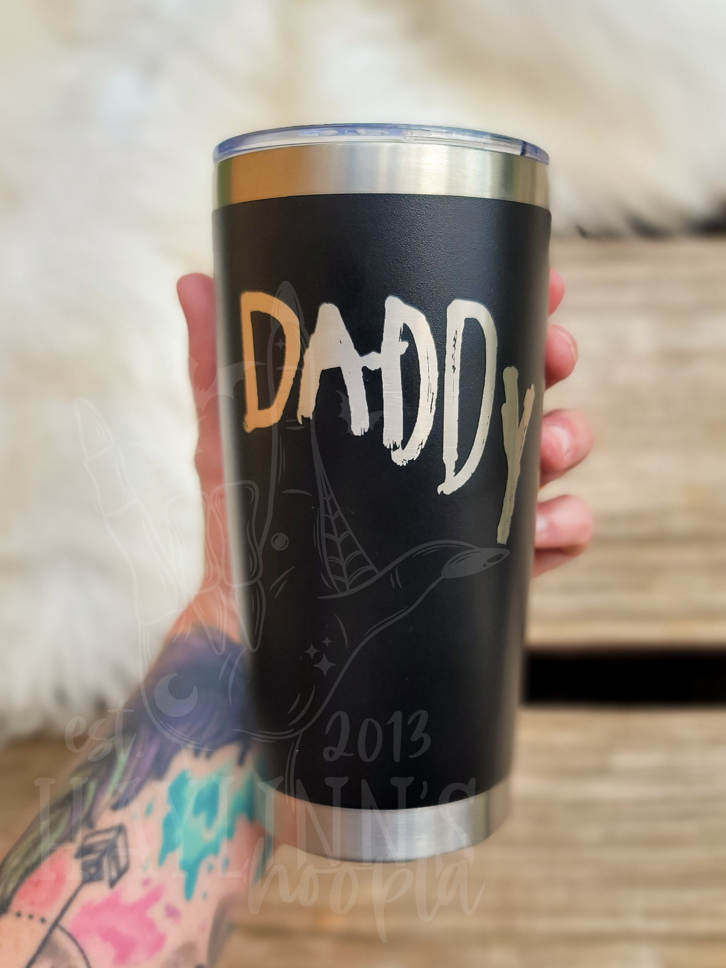 Your Own Handwriting 20oz Black Tumbler