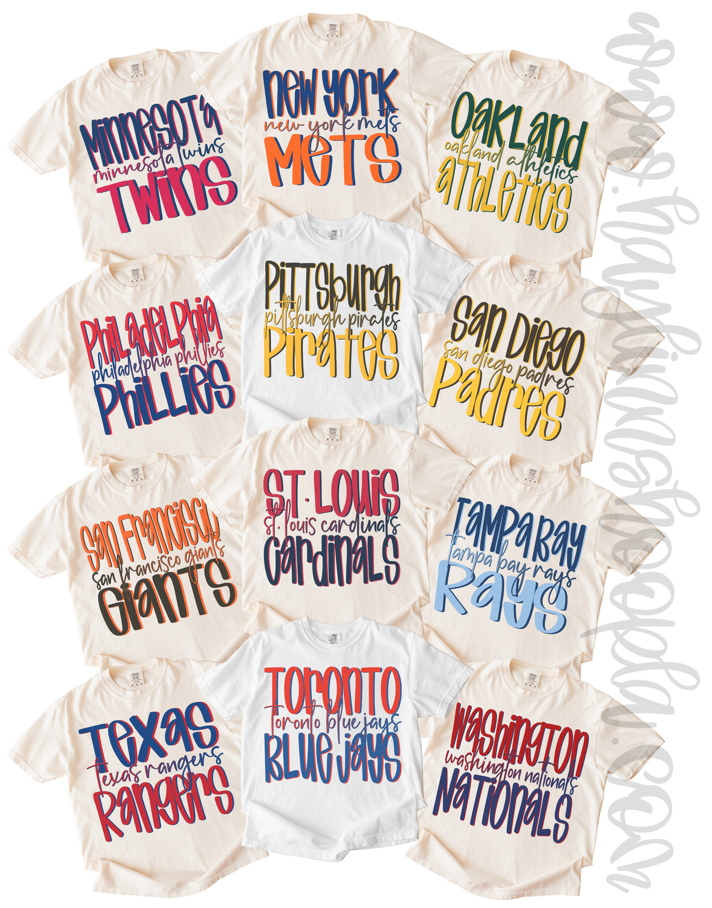 GameDay Gradient: MLB EDITION INSTANT DOWNLOAD