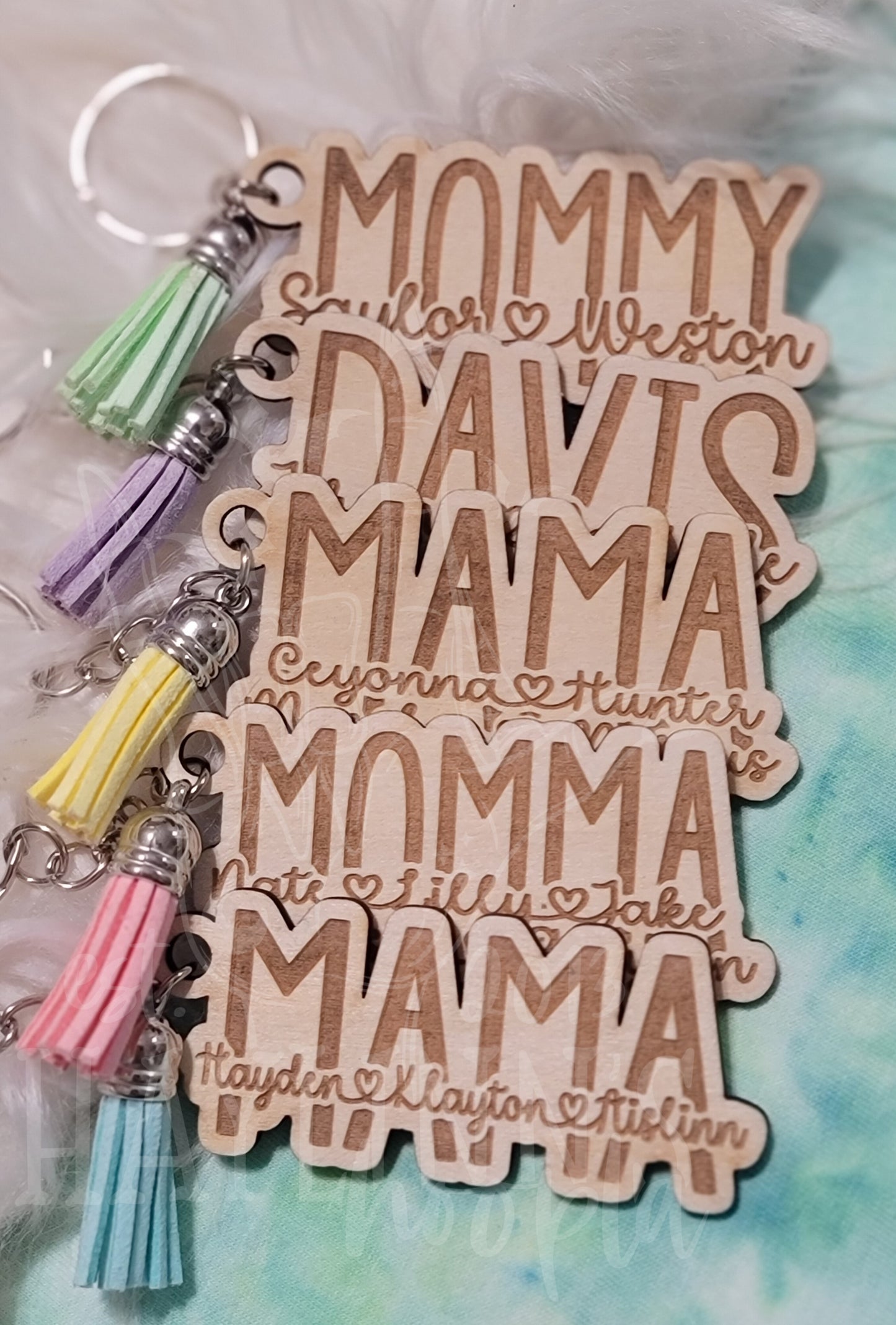 PERSONALIZED PERFECTION: Engraved Wood Keychains