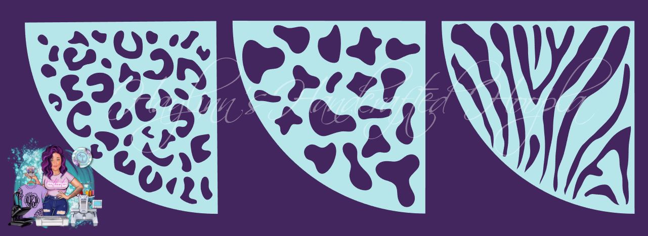 ACRYLIC Sleeve Stencil (PERFECT for bleach or dye)