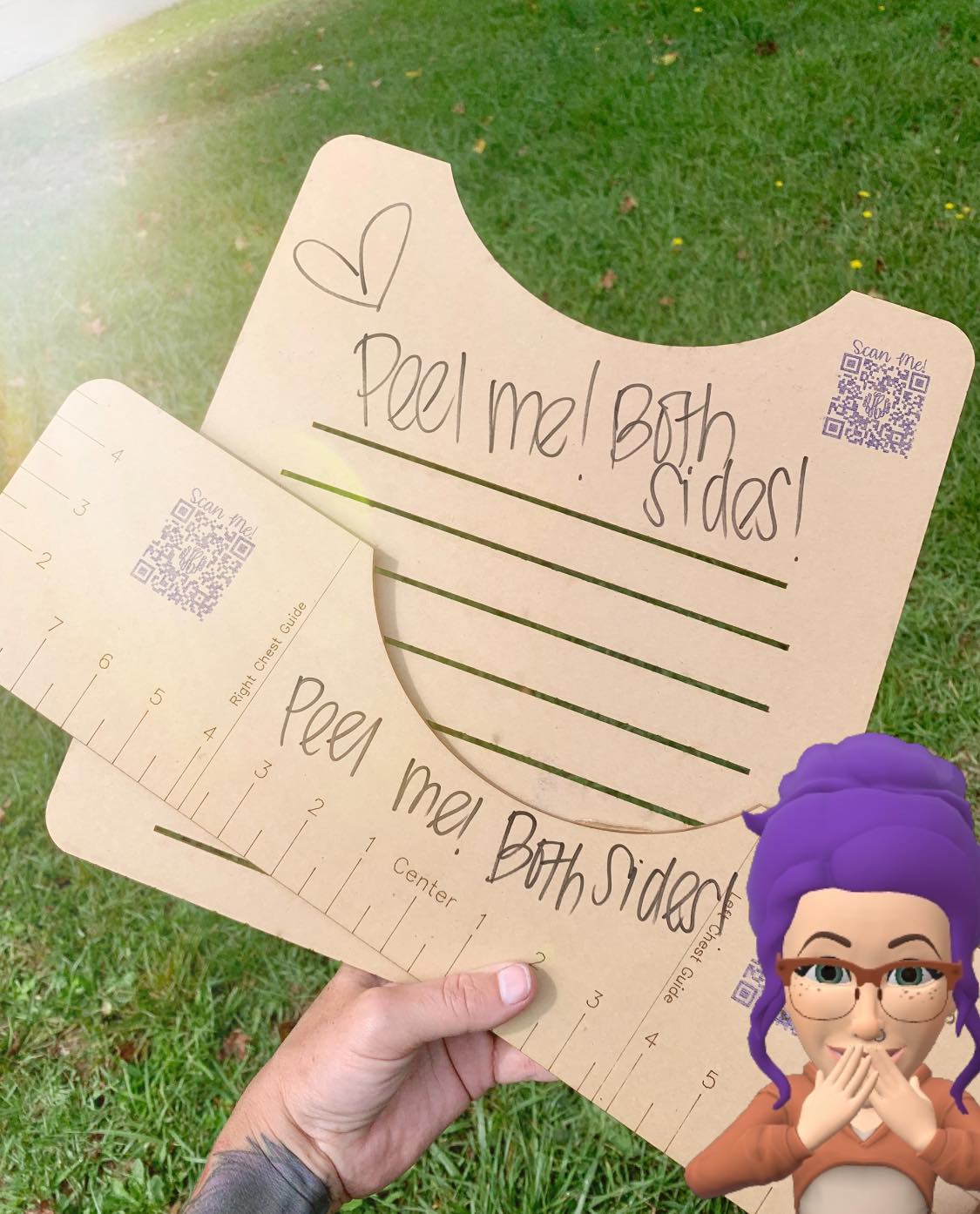 Peek-A-Boo Acrylic Templates