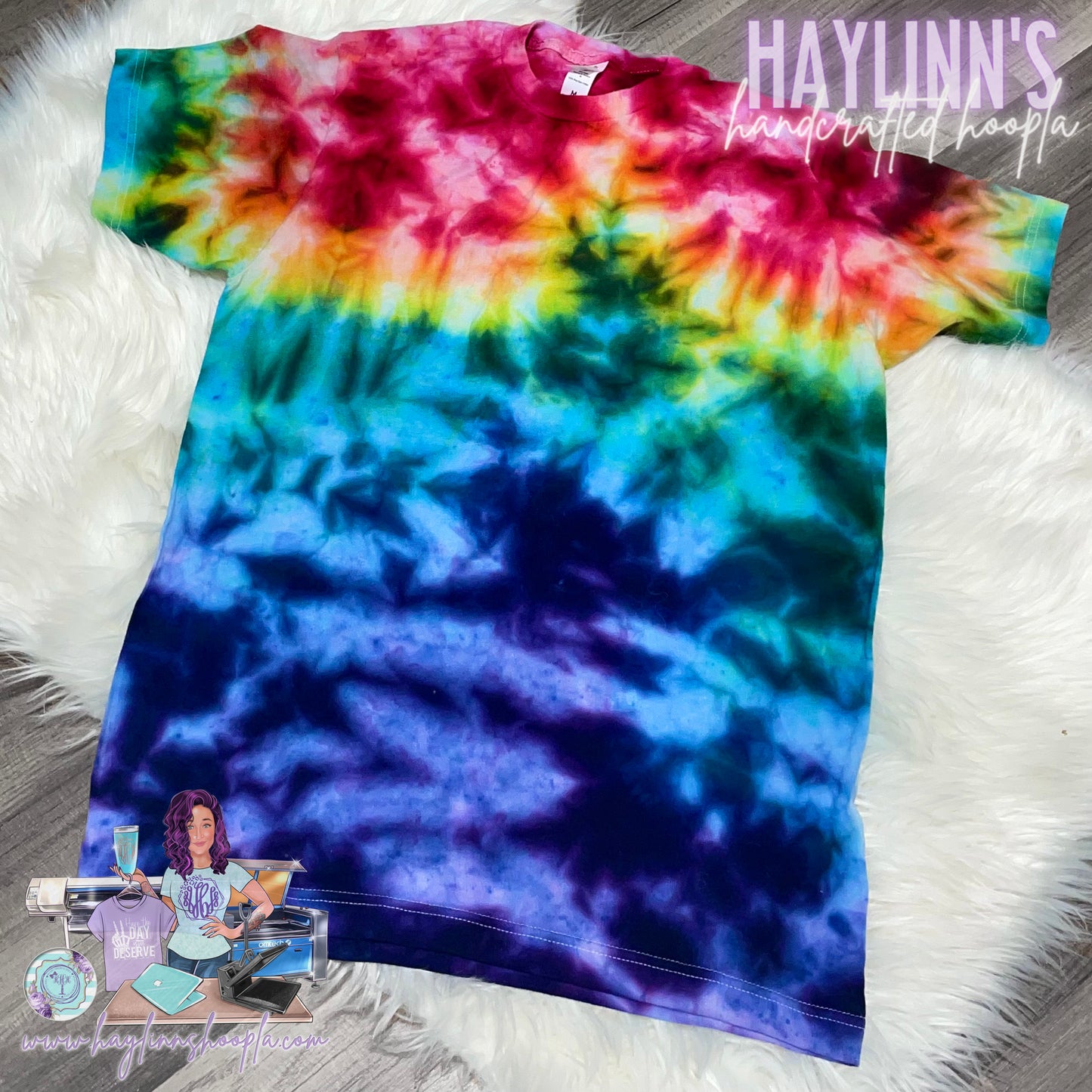 BLANK Radiant Rainbow Ice-Dyed Tees