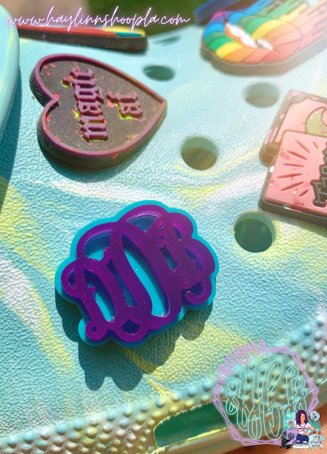 Monogrammed Shoe Charm