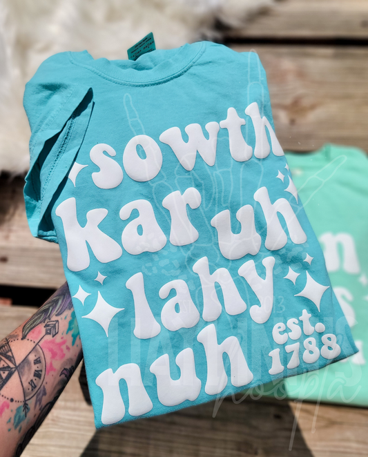 See-N-Say {Faux Embossed} State Tee