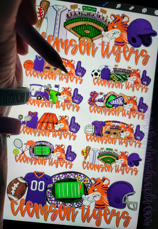 The Varsity Vault: CUSTOM DIGITAL DESIGN