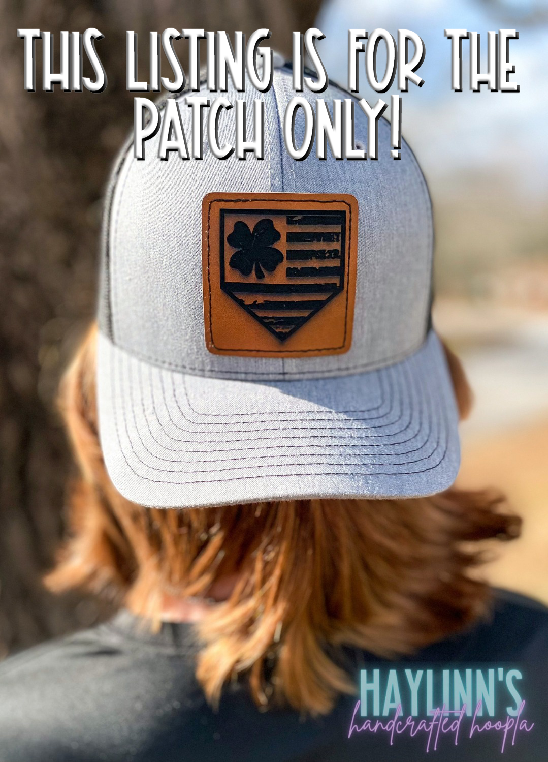 Personalize Your Own LASER ENGRAVED Leatherette Patch ONLY