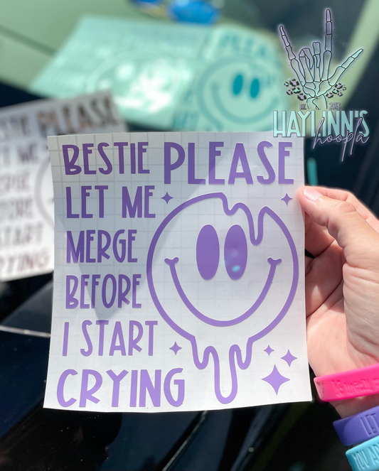 Bestie Please Let Me Merge Decal