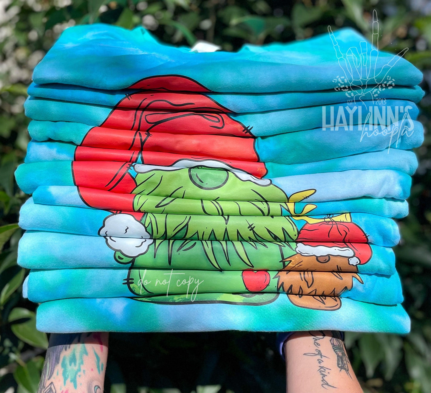 Christmas Gnome {green guy and dog} FACEBOOK EXCLUSIVE Tee