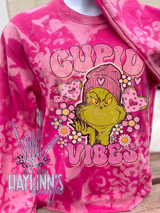 Cupid Vibes FACEBOOK EXCLUSIVE {Acid Washed} Sweatshirt
