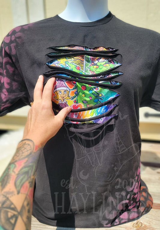 Neon Gr*nch FACEBOOK EXCLUSIVE Ripped Tees