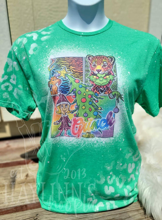 Neon Gr*nch FACEBOOK EXCLUSIVE {ACID WASHED} Tee