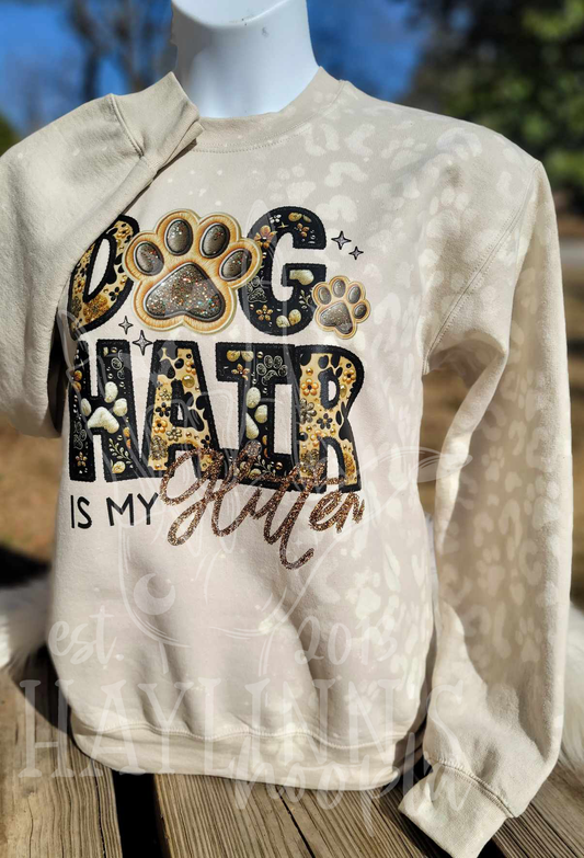 Dog Hair is my Glitter {over 60 options} FAUX EMBROIDERED Apparel