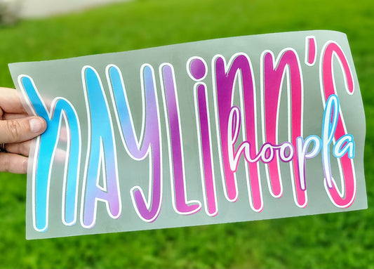 The Lettered Look [RAINBOW EDITION]: CUSTOM DIGITAL DESIGN
