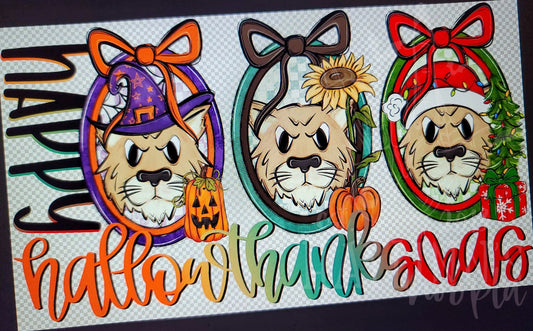 Happy HallowThanksMas [MASCOT EDITION]: CUSTOM DIGITAL DESIGN