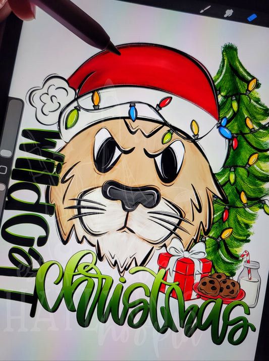 Mascot Christmas: CUSTOM DIGITAL DESIGN