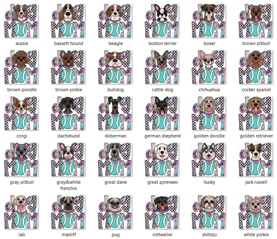Dog Mom: INSTANT DOWNLOAD