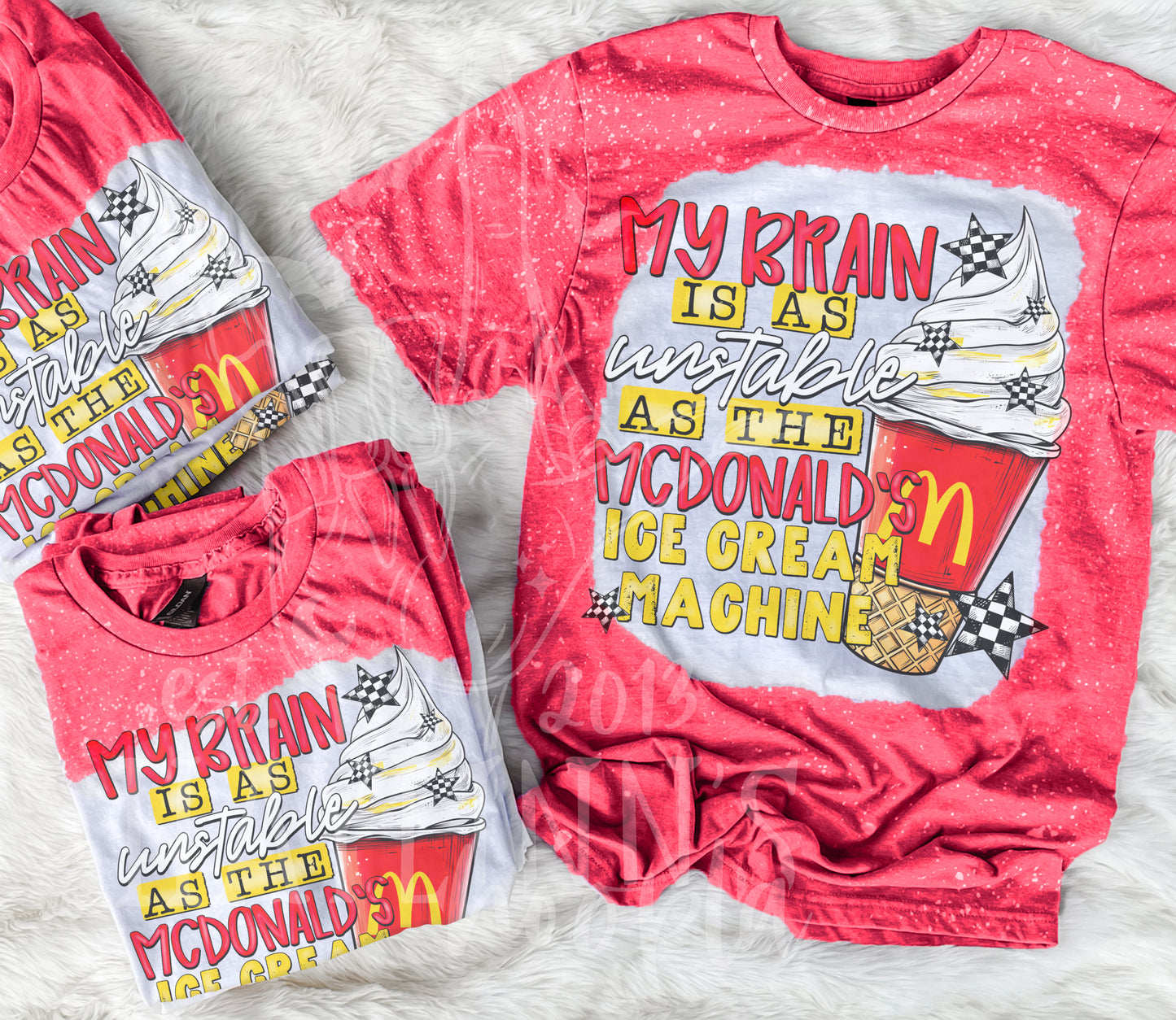 My Brain is as Unstable... FACEBOOK EXCLUSIVE [ACID WASHED] Tee