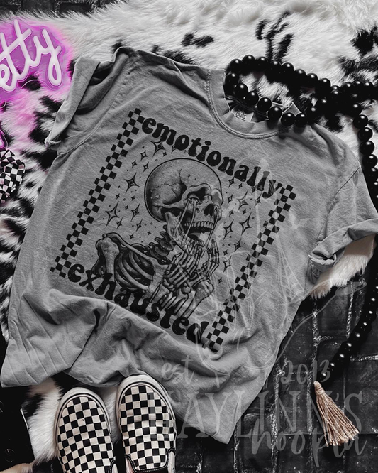 Emotionally Exhausted Tee