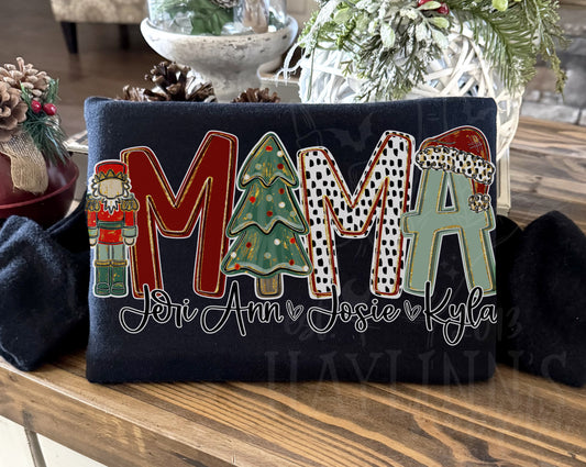Christmas Magic Mama [and other names] Tee