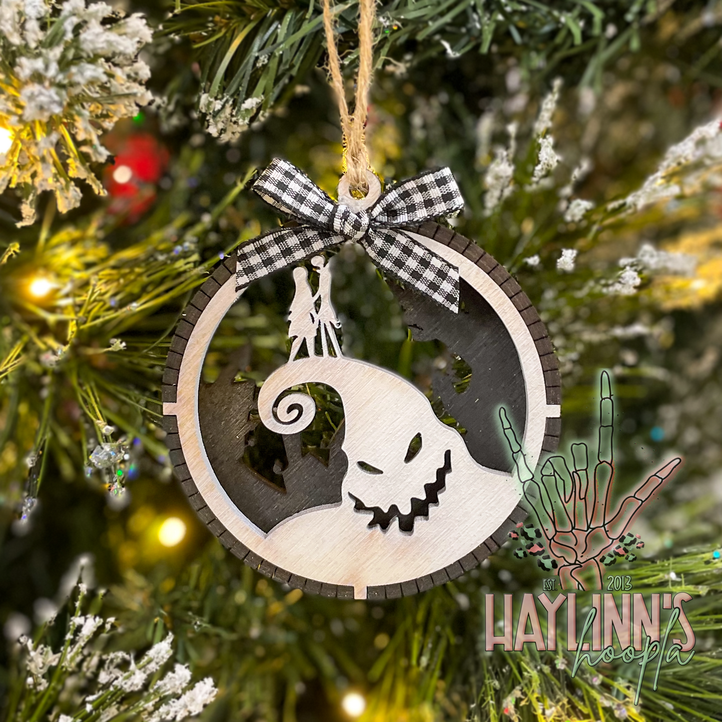 Well Well Well {3D LIVING HINGE} Wood Ornament