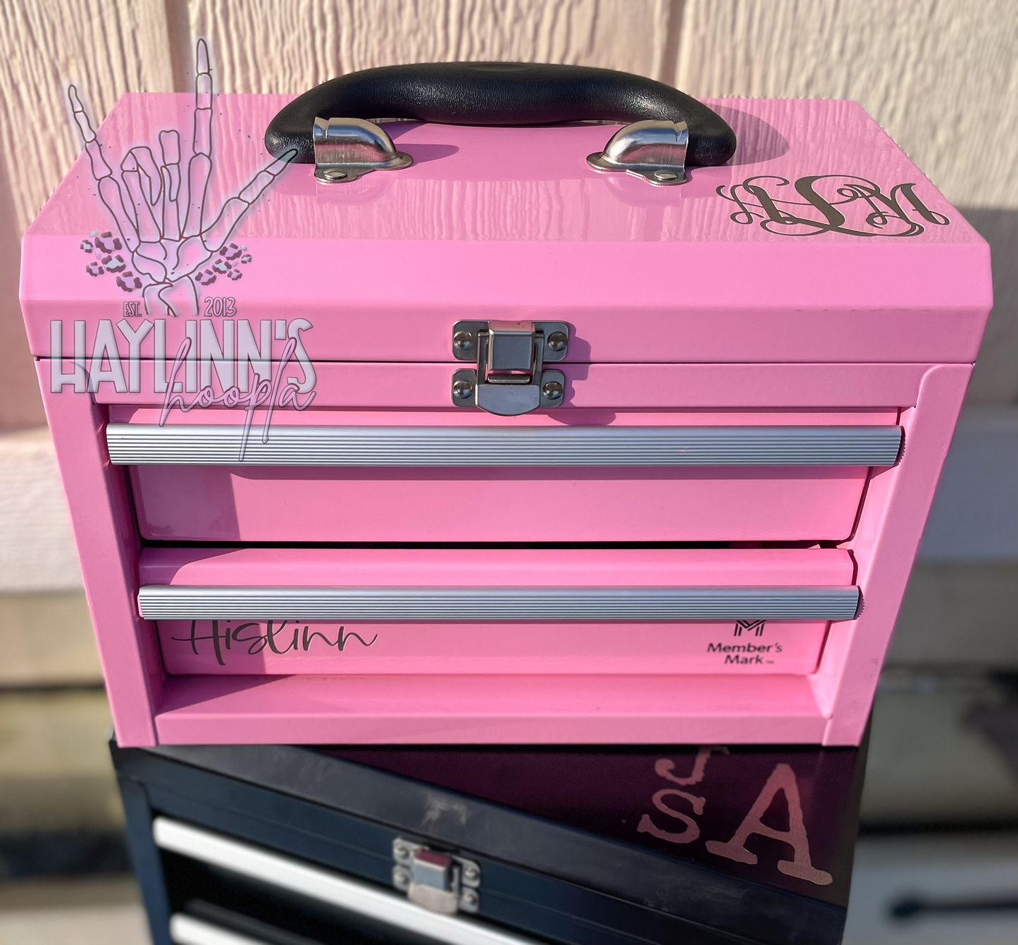 Laser Engraved Mini Toolbox {w/ tools}