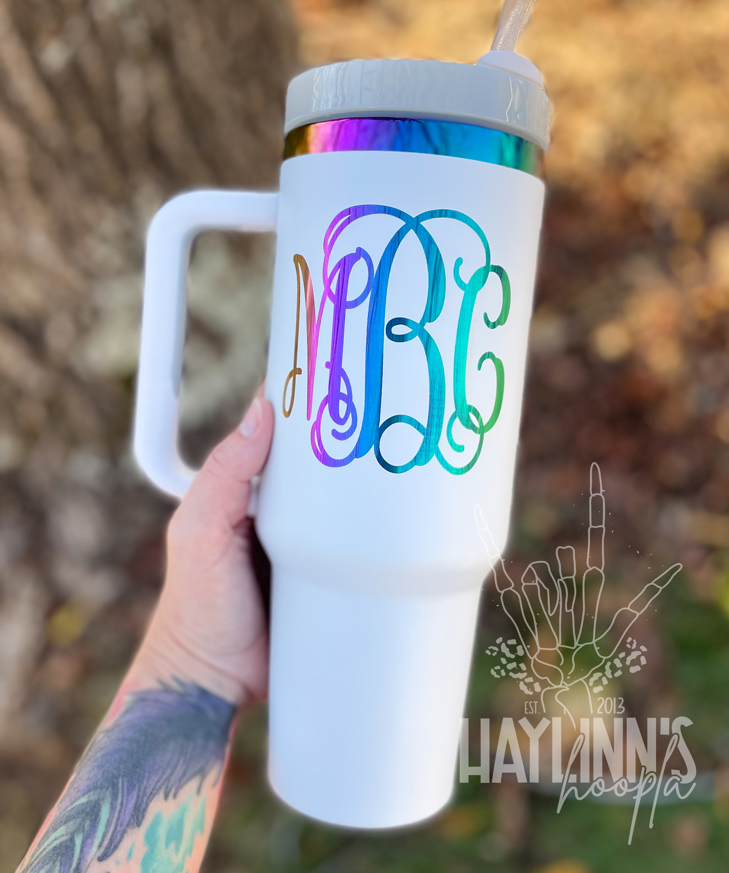 Laser Engraved 🌈 RAINBOW Stainless Steel Tumblers [PREORDER closing Sept 30]