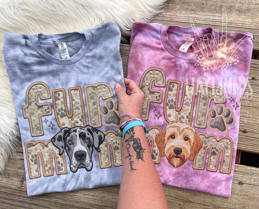 Fur DOG Mom {over 125 options} Tee