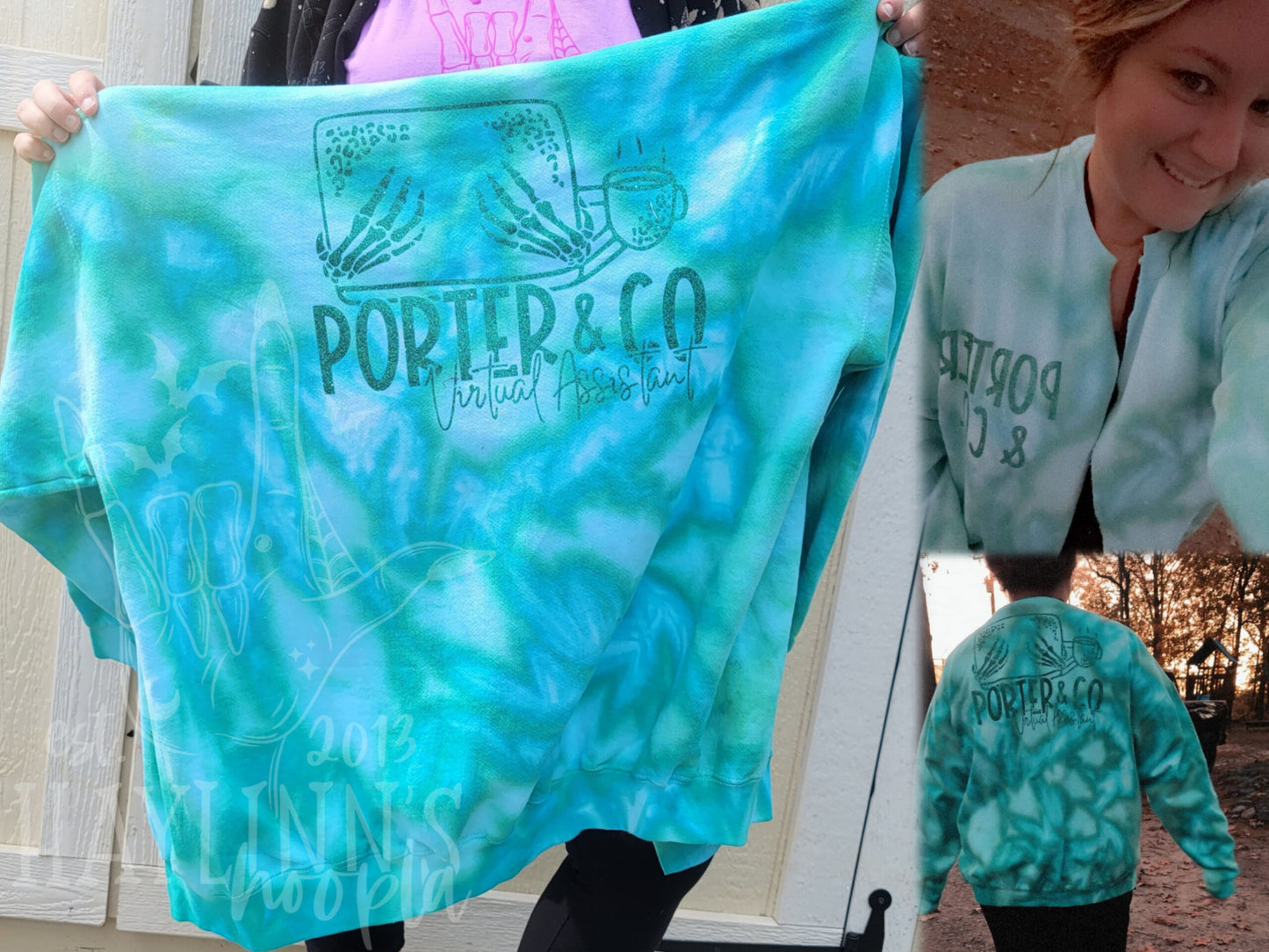 Haylinn's EXCLUSIVE {Ice Dyed} Cardi-Crew