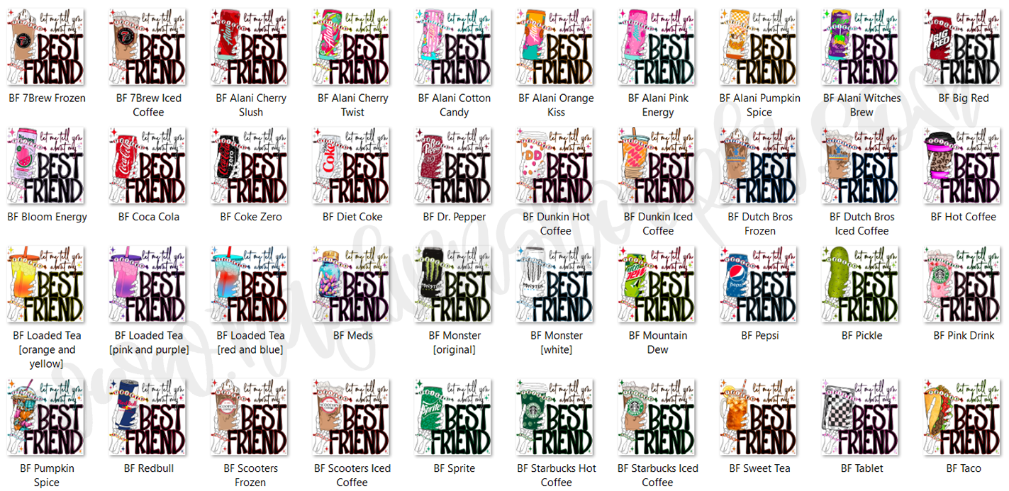 Let Me Tell You About My BEST FRIEND: INSTANT DOWNLOAD