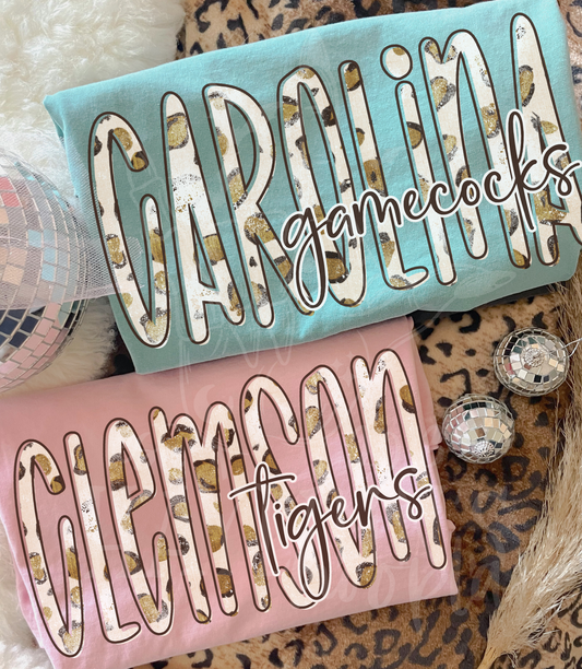 The Lettered Look [LEOPARD EDITION]: CUSTOM DIGITAL DESIGN