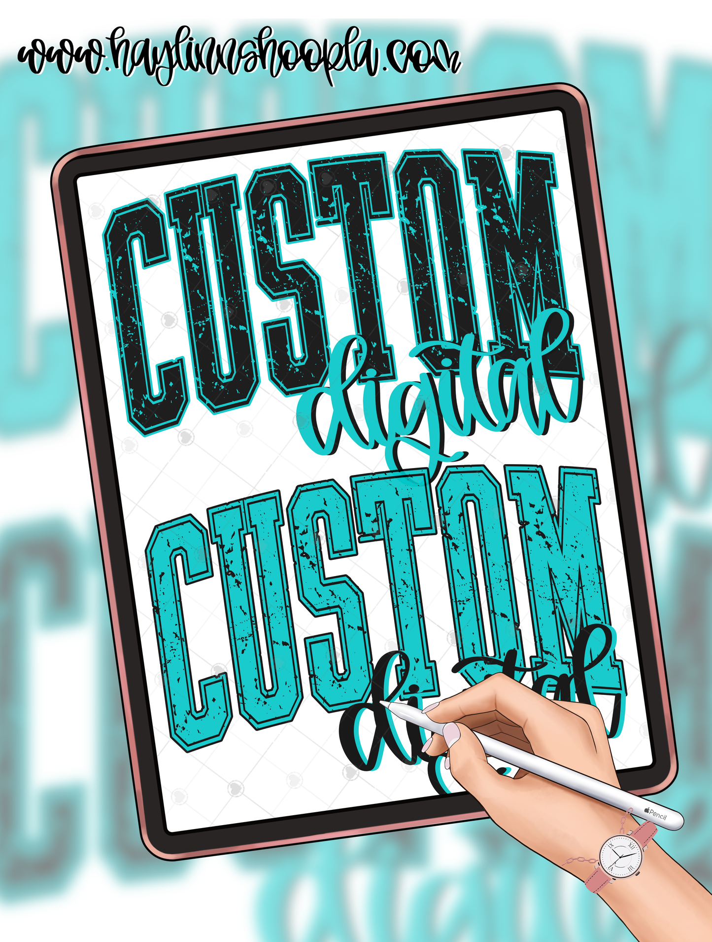 Distressed Chaos: CUSTOM DIGITAL DESIGN