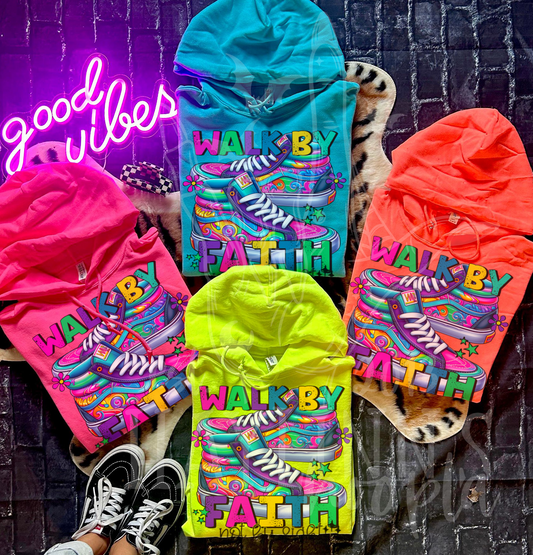 Walk By Faith {not by sight} Tee