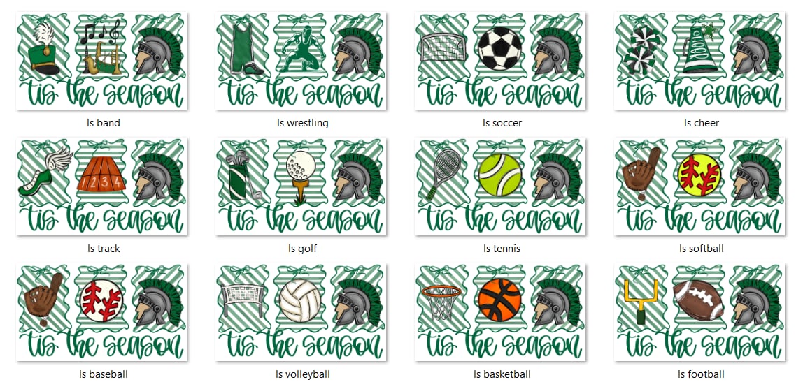 Tis The Season [SPORTS EDITION]: CUSTOM DIGITAL DESIGN