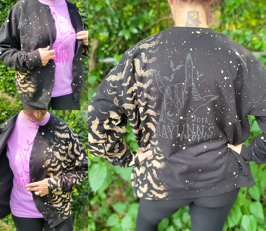 Haylinn's EXCLUSIVE {Acid Washed} Cardi-Crew