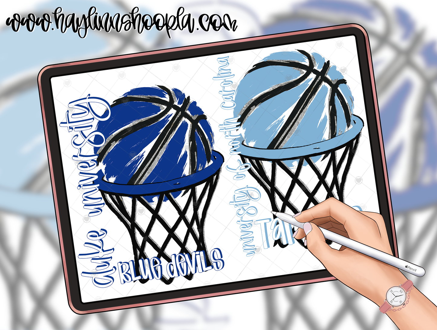 Court Chaos: CUSTOM DIGITAL DESIGN