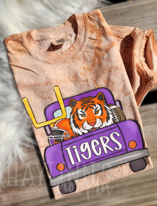 Truck Mascot Football Tee